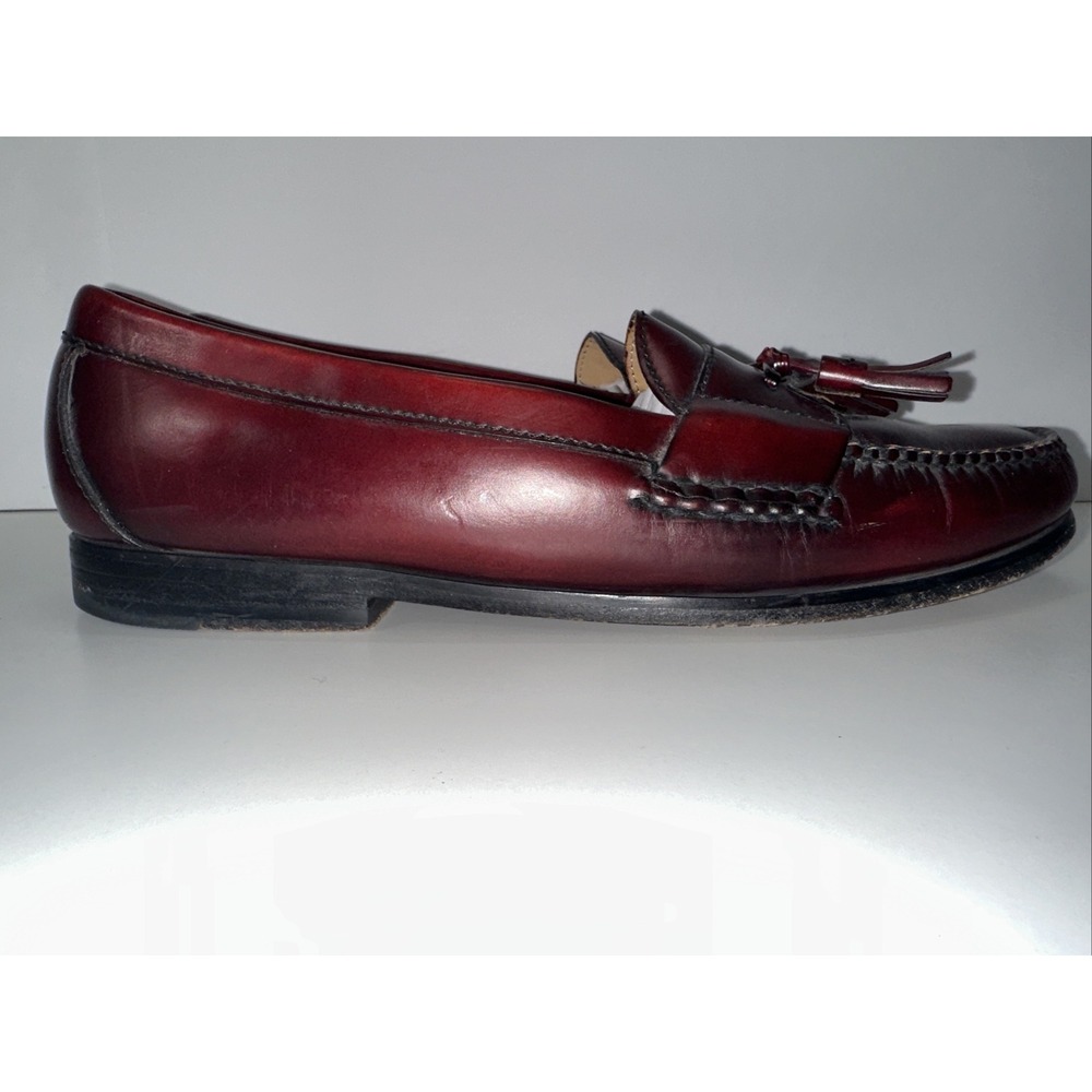 Cole Haan‎ 03507 Black Cherry Pinch Tassel Slip-On Loafer Shoes Men's US 10.5 C - Picture 4 of 13
